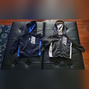 Boys 18 Month Nike Zip Up Hoodies Euc